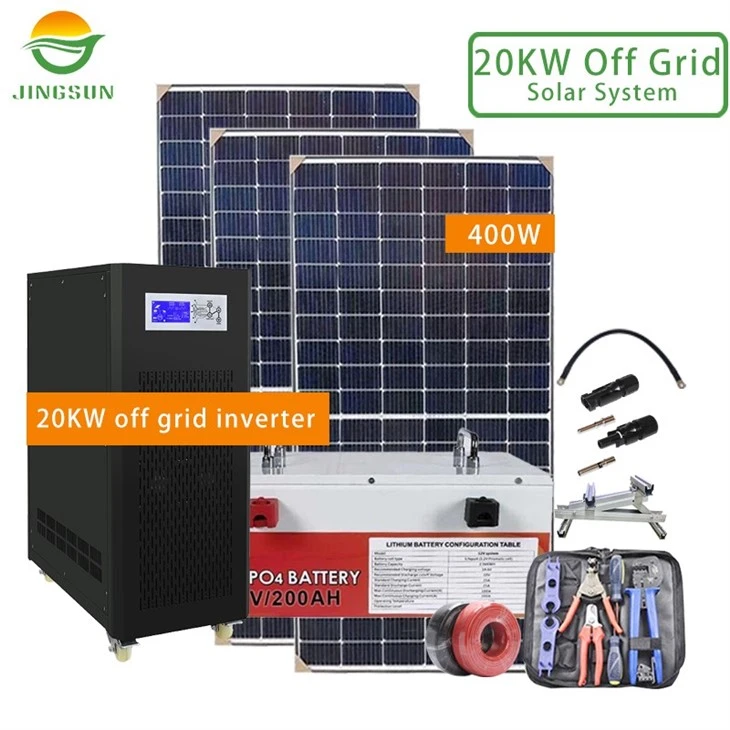 20 kW netzunabhängiges Solarsystem