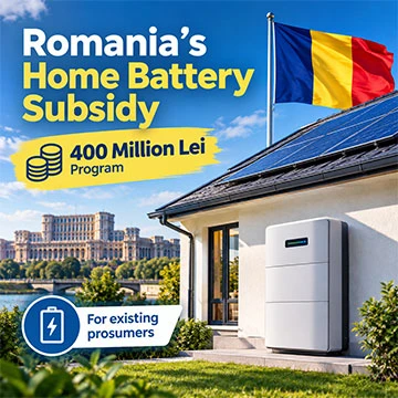 Rumäniens Subvention für neue Heimbatterien: 400-Millionen-Lei-Programm, Star...